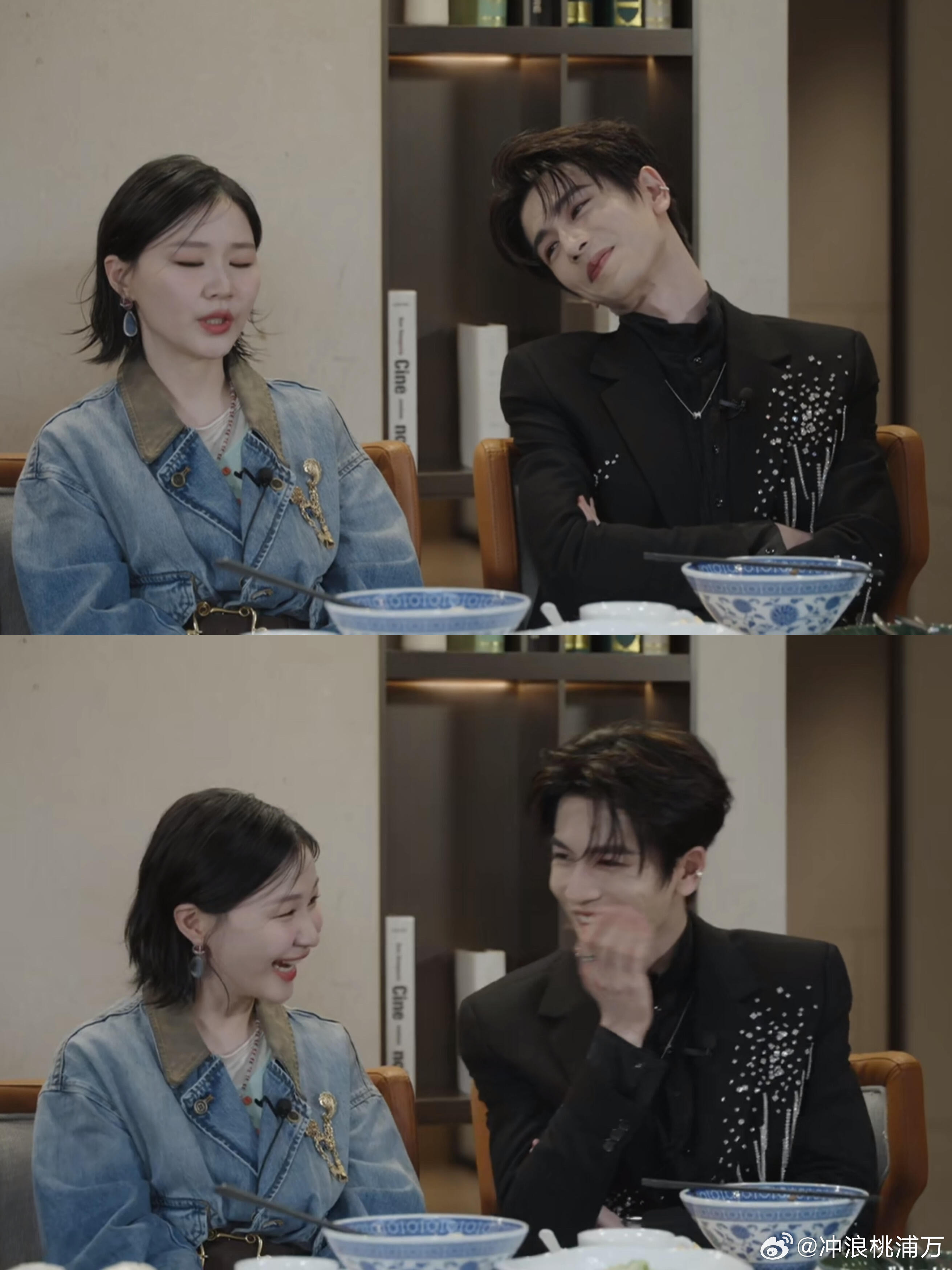 开推直播张凌赫嘴角就没下来过…… 他真的很喜欢录开推