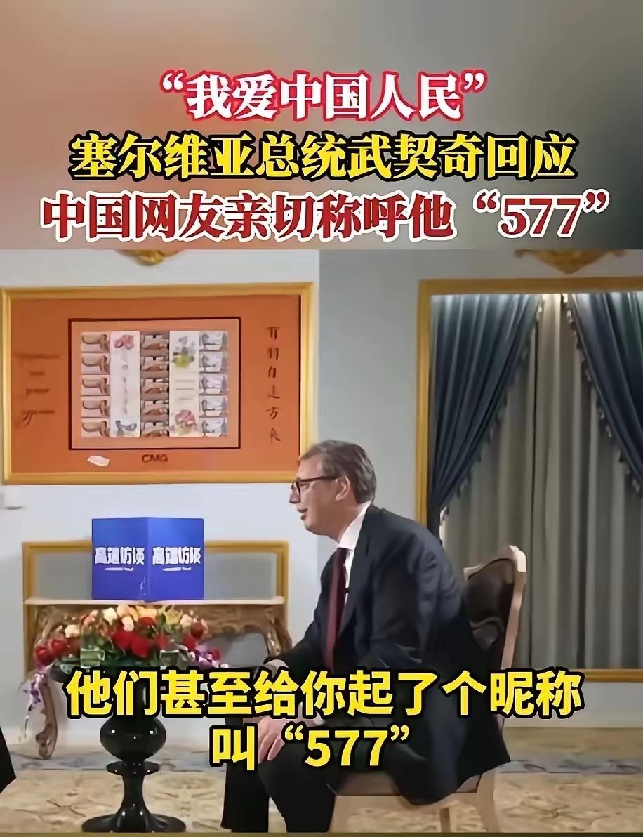 武契奇中国逛街，被喊“577”秒回头！网友：自家人才这么叫

塞尔维亚总统武契奇
