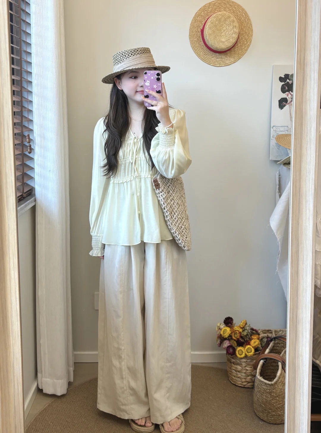 🍈淡淡的蜜瓜绿法式衬衫～