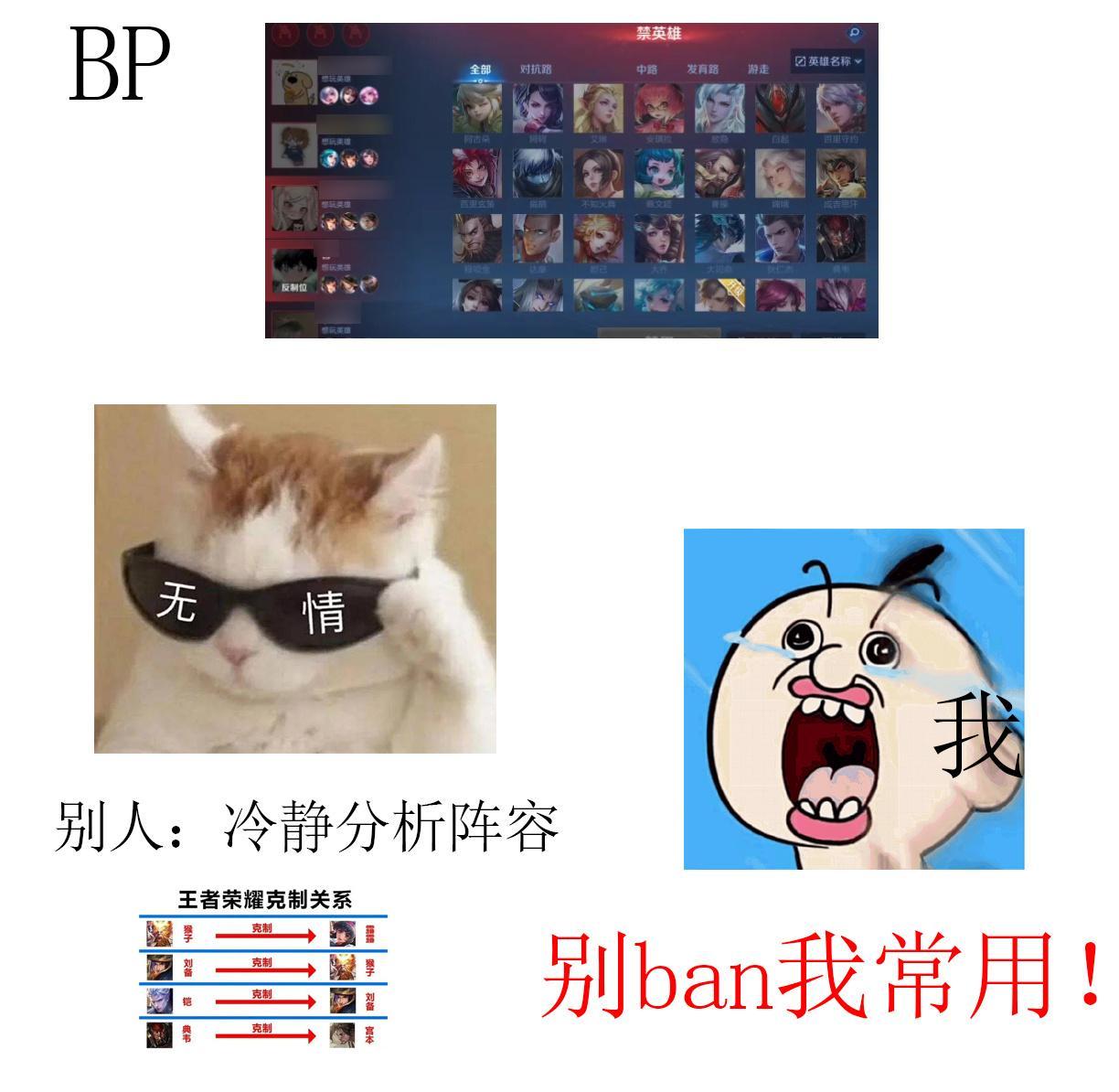 我和别人打游戏的不同状态。#王者荣耀# #游戏233# ​​​