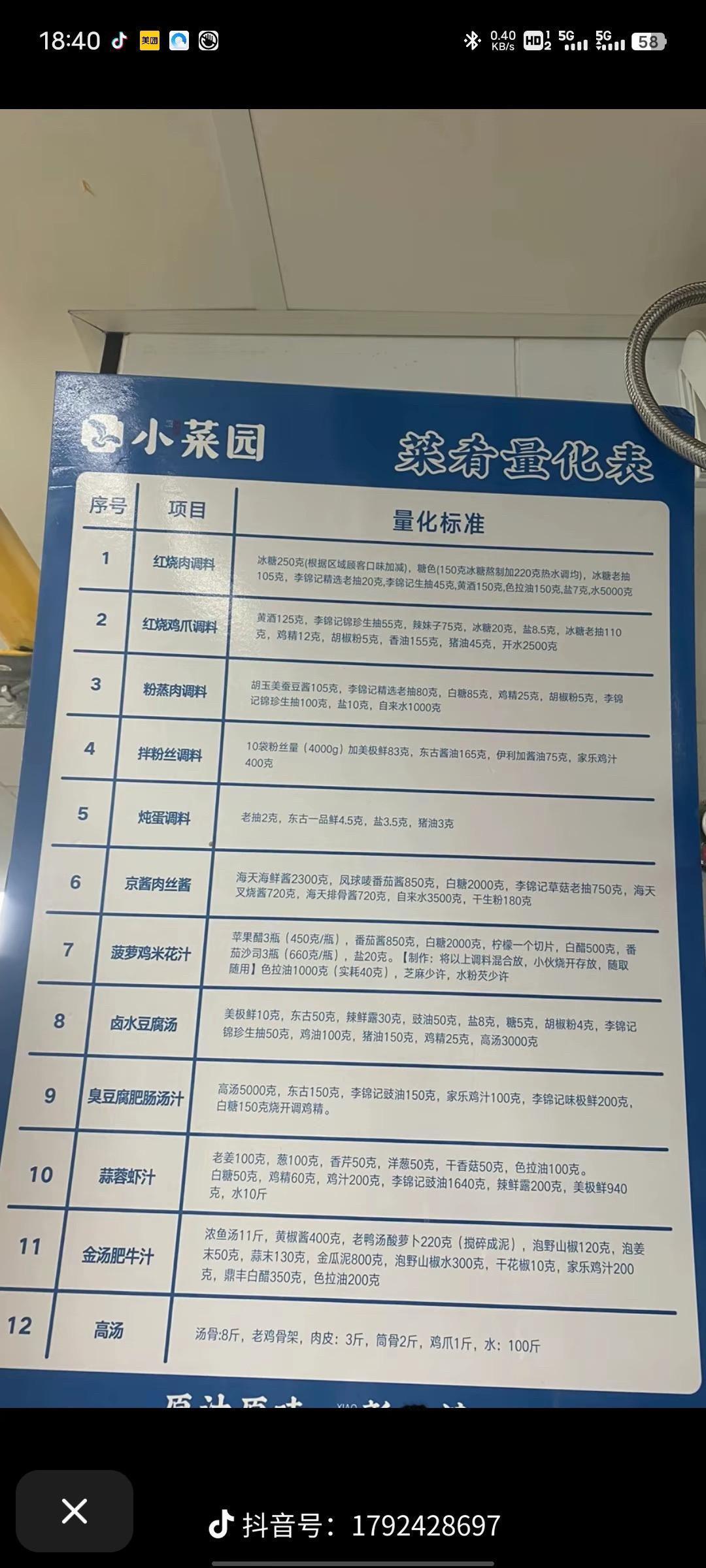 小菜园食谱曝光！所以不是预制菜？？