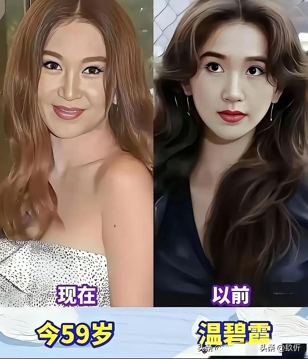 温碧霞、关之琳、龚雪、林芳兵这些女神的今昔，才发现有人美了一辈子，有人优雅地老去