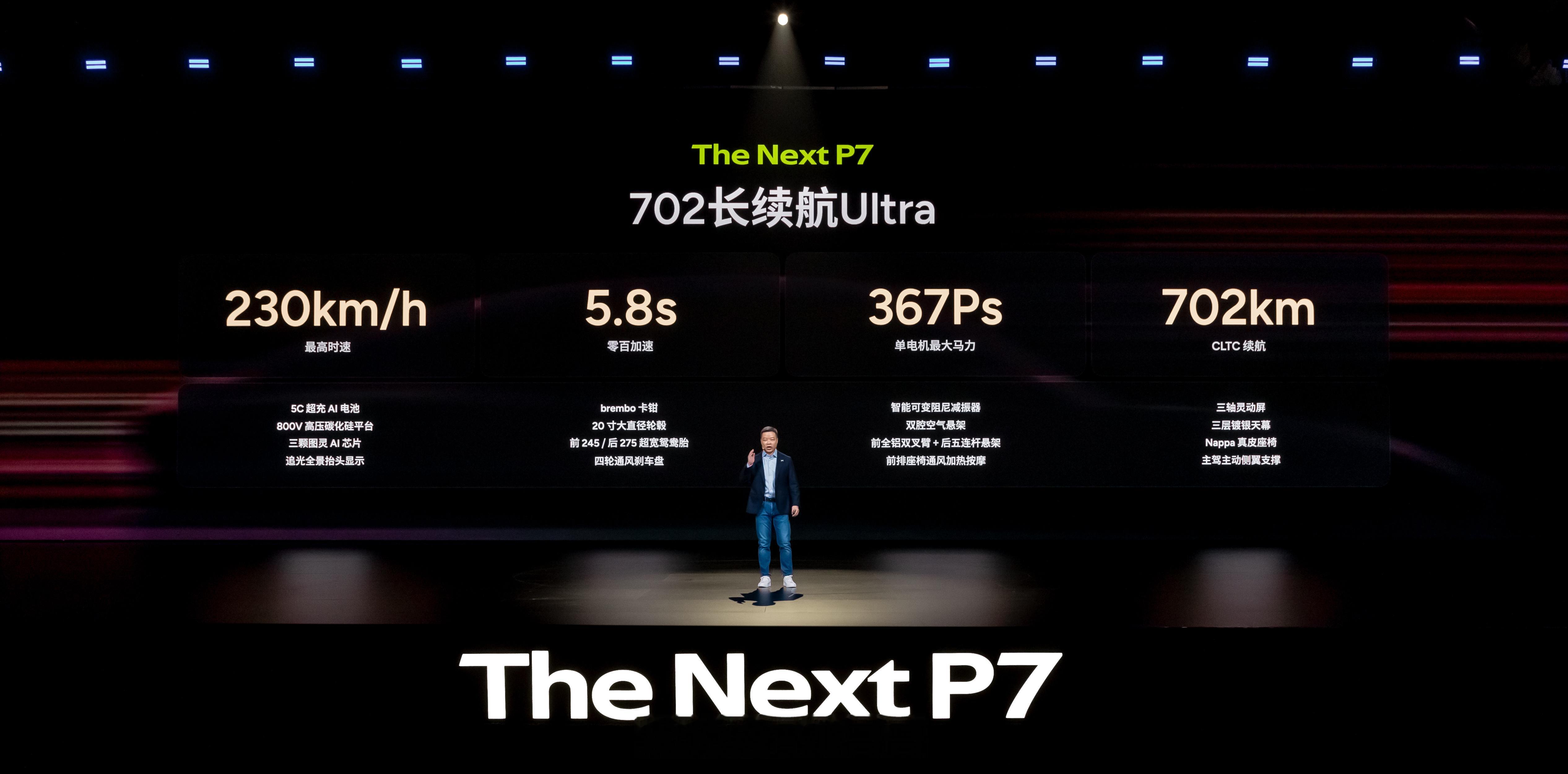 价格公布了，全新小鹏P7起售价21.98万全新小鹏P7 702长续航Ultra，