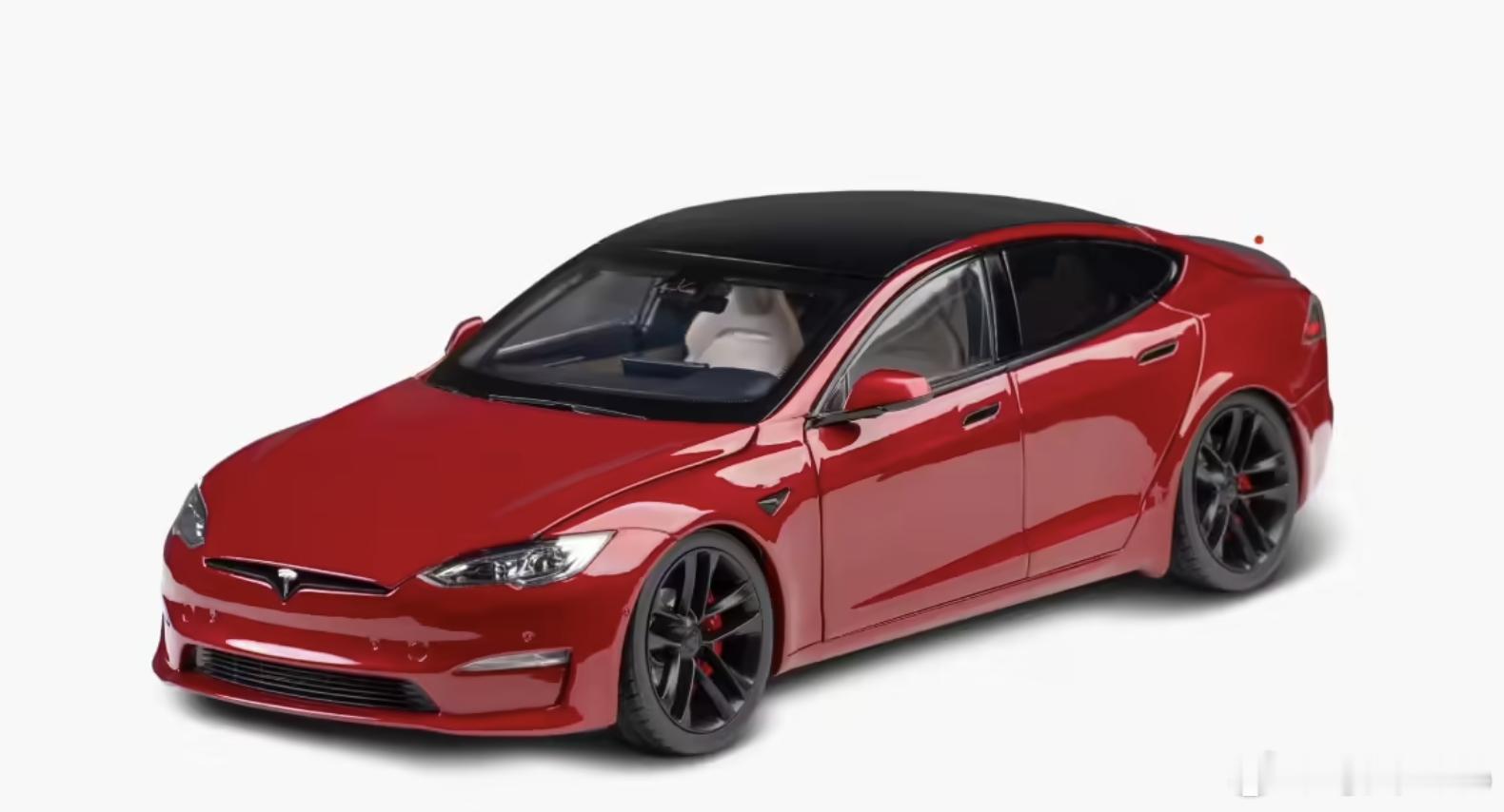 【每人Auto快讯｜特斯拉中国2024款Model S/X汽车模型开售：1:18