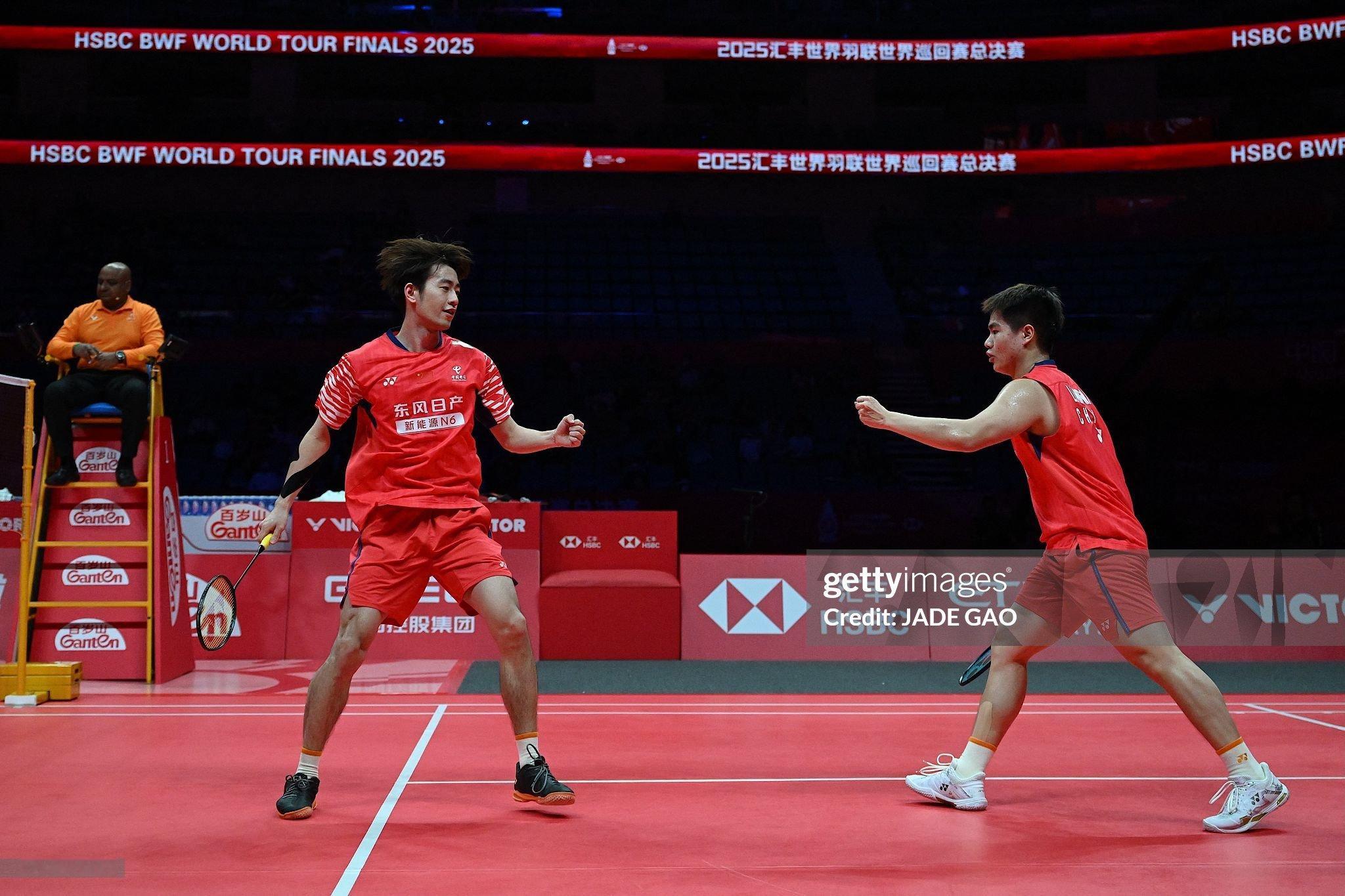 梁王驾到梁王组合 梁王加油 2025世界羽联年终总决赛20251218 小组赛©