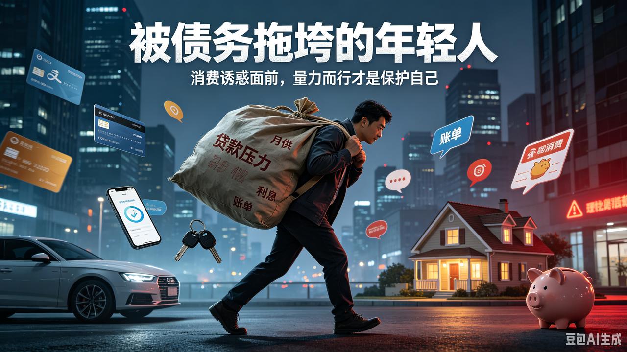 值得同情？校园贷、车贷、房贷，照搬美国提前消费，多少人被面子债务压得喘不过气！
