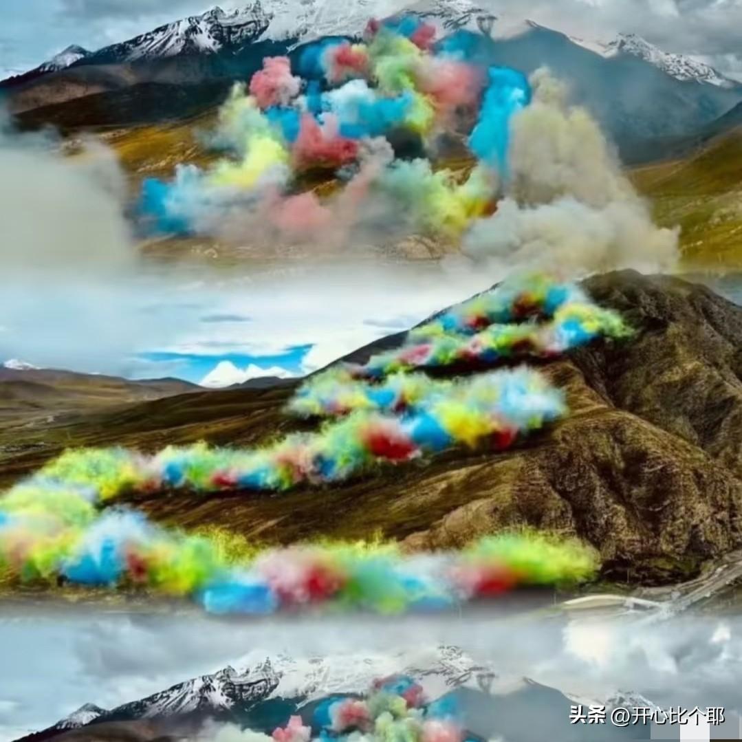 我把蔡国强的《升龙》给八岁的儿子看，

看完后，我问他：“好看吗？”

他没有说