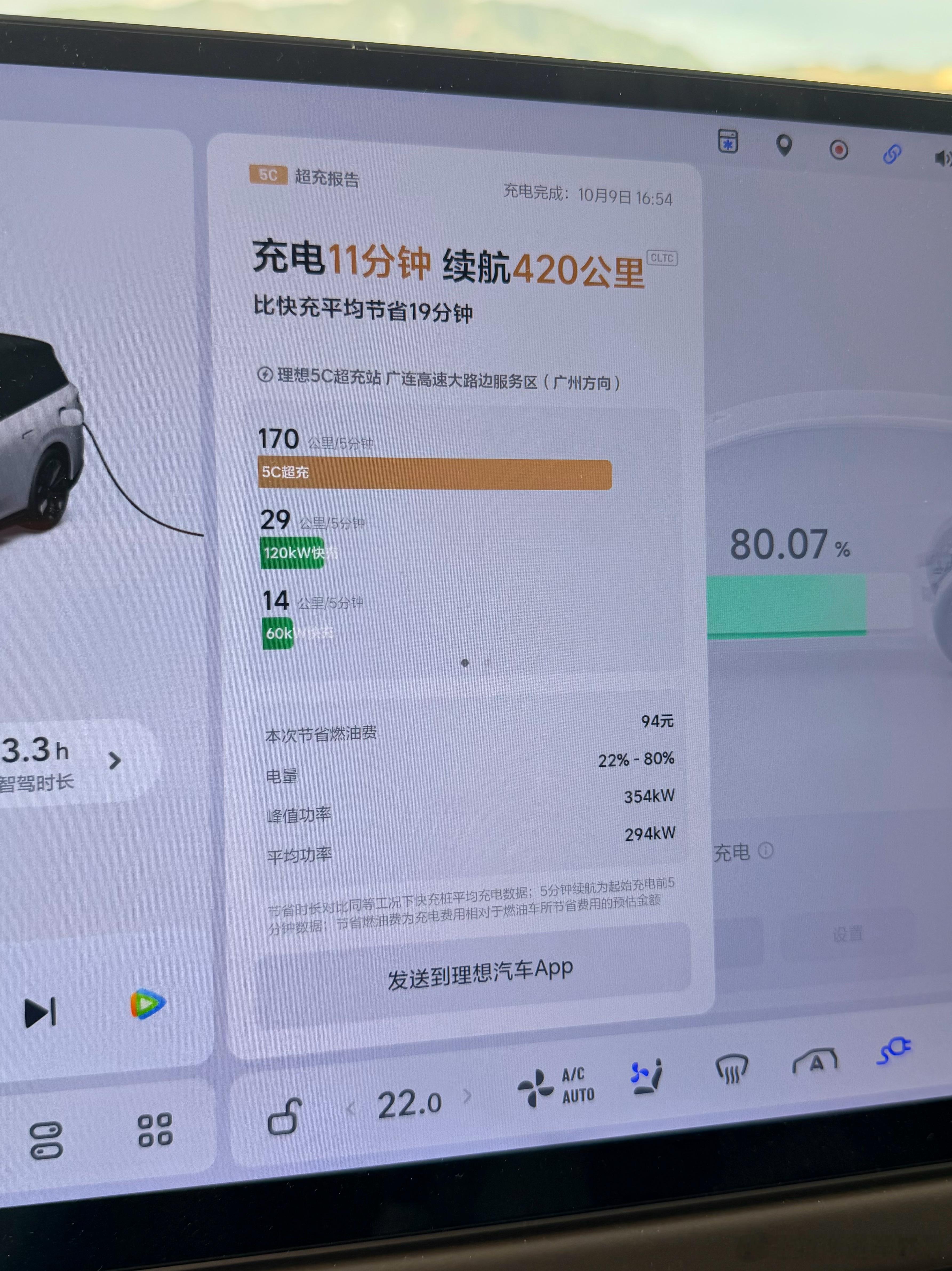 理想也是高速补能可以带来“Aha 时刻”的品牌我们借的 i8 一来一回，两次充电