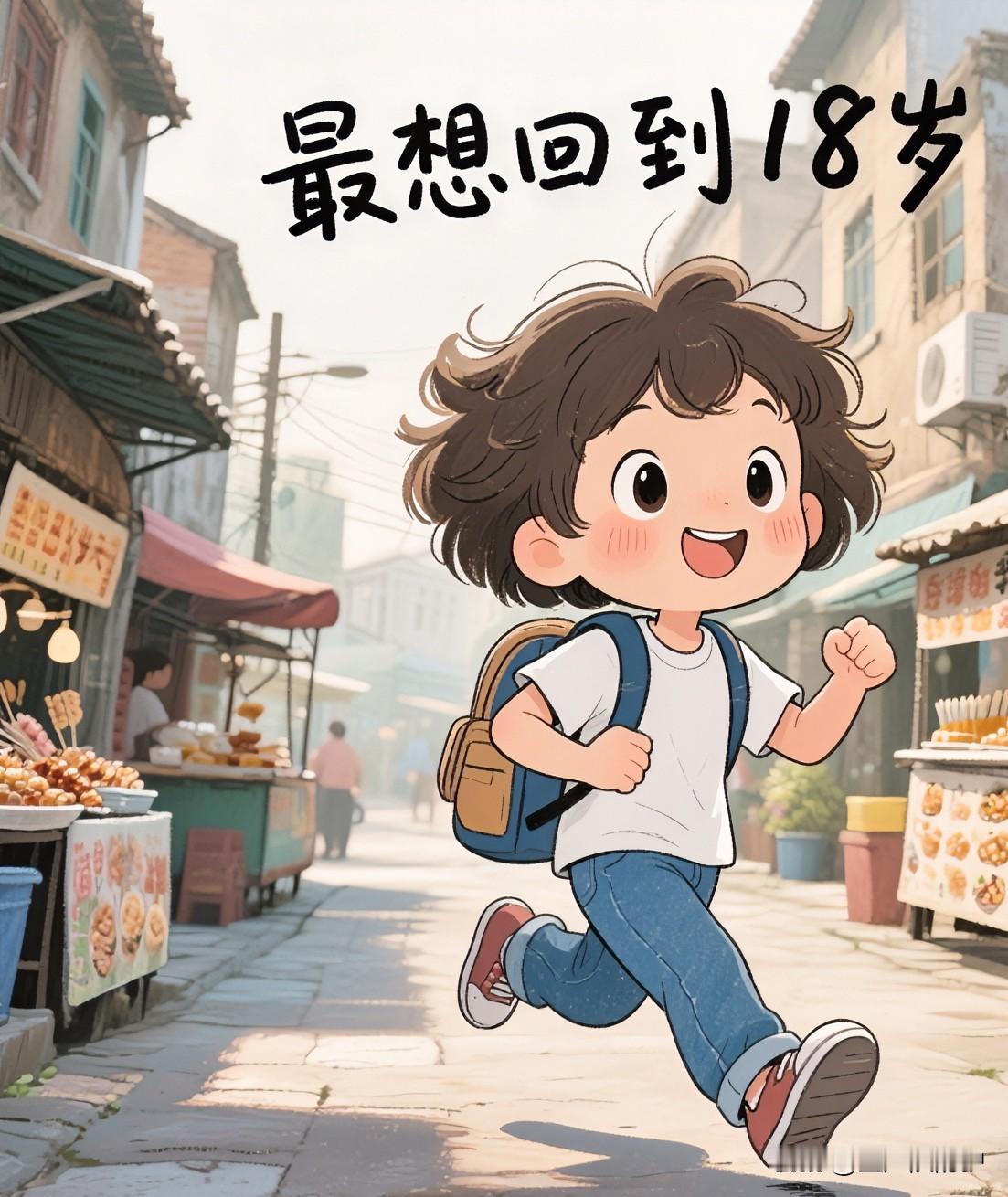 以前问别人，你最想回到哪个时候，有个回答是回到18岁，永远18岁
但现在已经很少