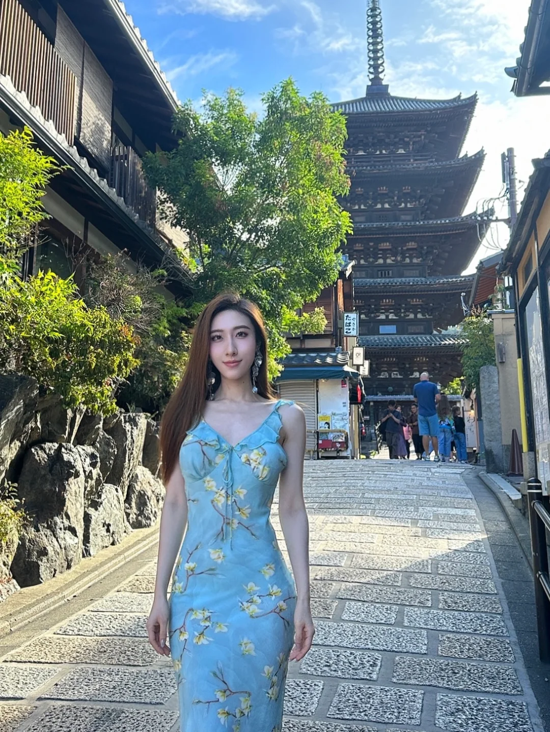 八点的清水寺🏯京都会奖励每一个早起的人