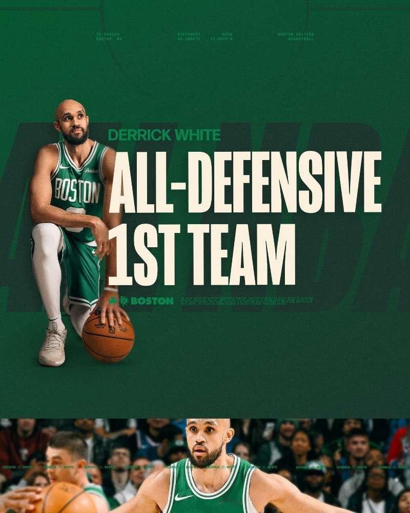 NBA最佳防守阵容✅ 1次最佳防守阵容一阵、2次二阵✅ 二月东部最佳防守球员✅ 