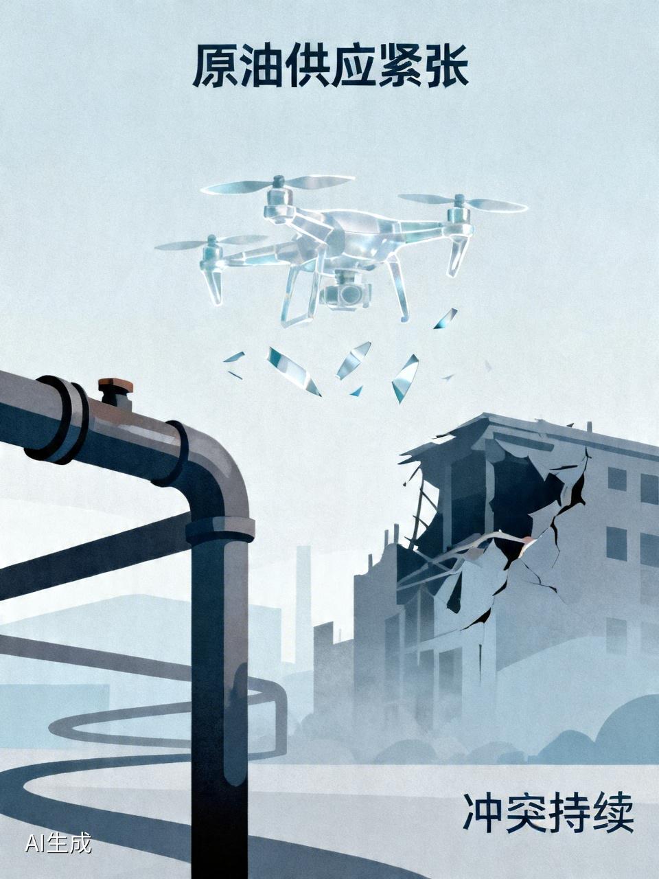 俄罗斯黑海的港口又被乌克兰给炸了，使得世界上的原油供应又更加紧张了。
那里的原油