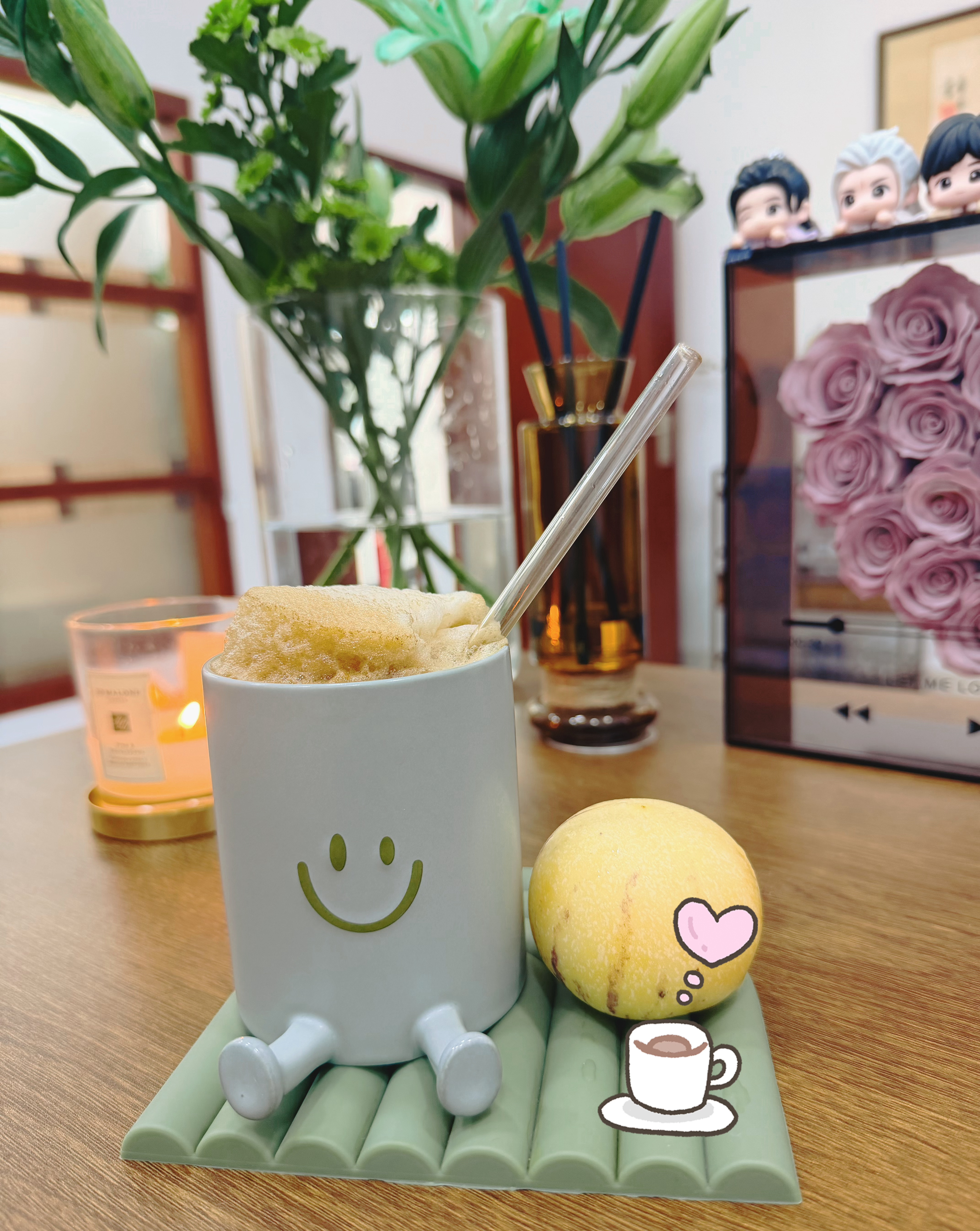 早安，美好的一天，开心工作，快乐吸淇