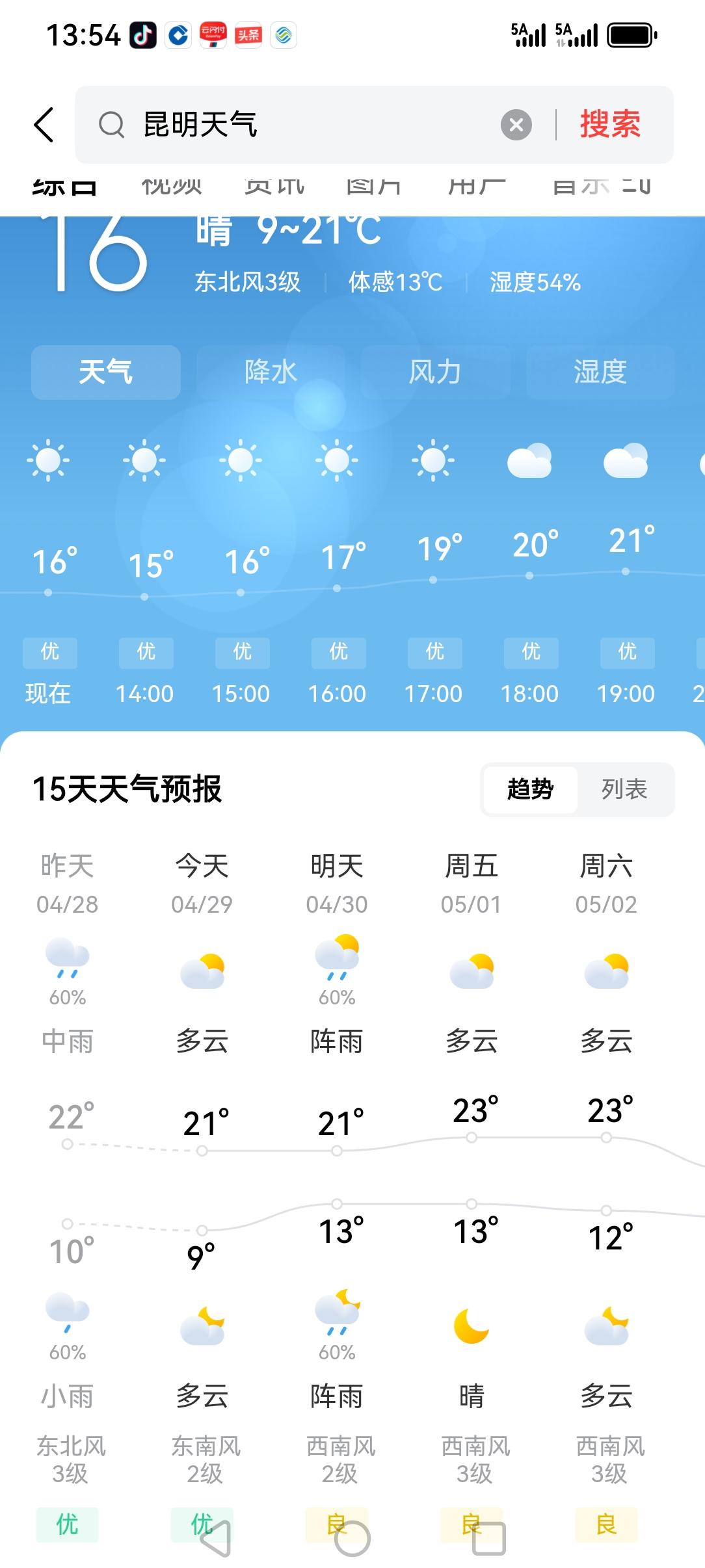 今年的这个天气，现在不是最暖和的时候，这两天的早晚还有点冷，温差大吗?，这几天的