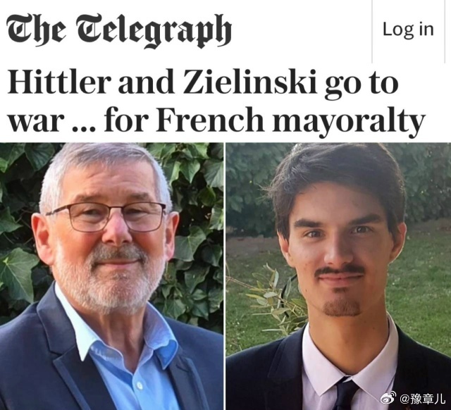 希特勒在法国市长选举中击败泽伦斯基查尔斯·希特勒成为香槟地区阿尔西-苏尔-奥博公