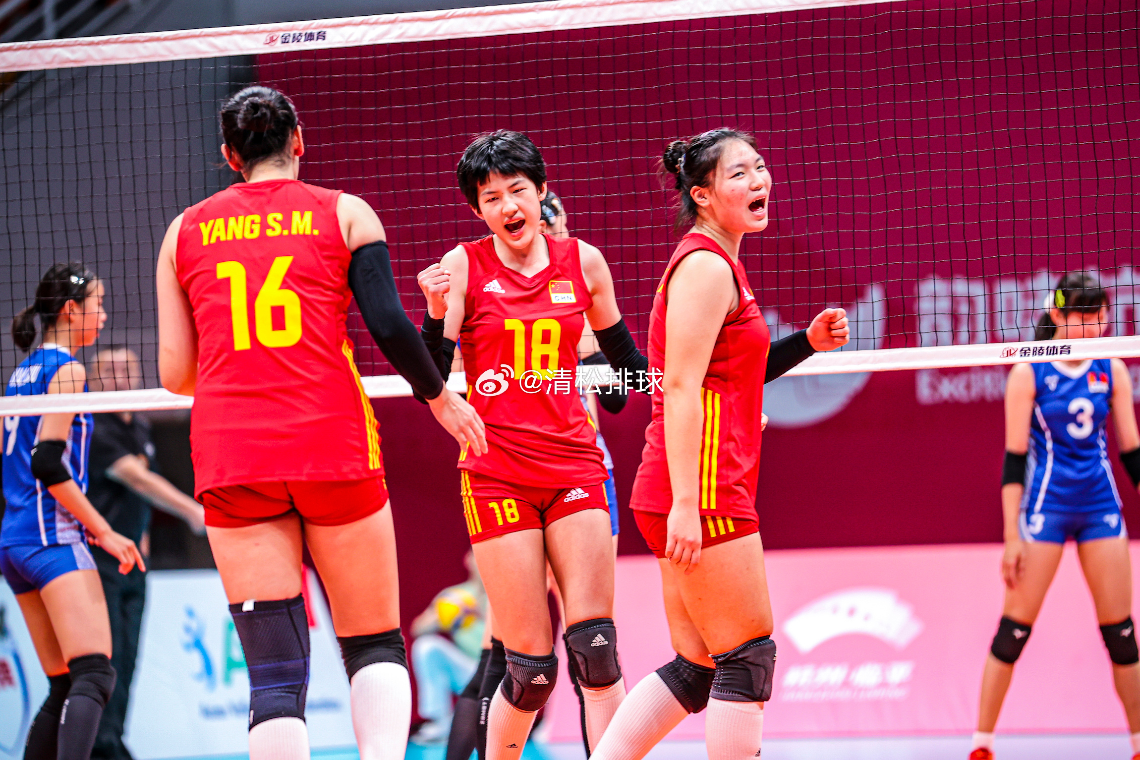 2023年U16女排亚锦赛E组第二轮19:00   中国vs泰国（争夺小组第一）