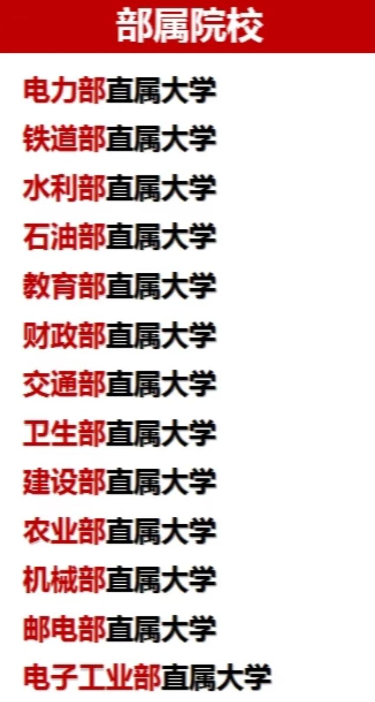部属院校全解析：行业底蕴里的升学与就业优势
 
在高校江湖里，“部属院校”是一类