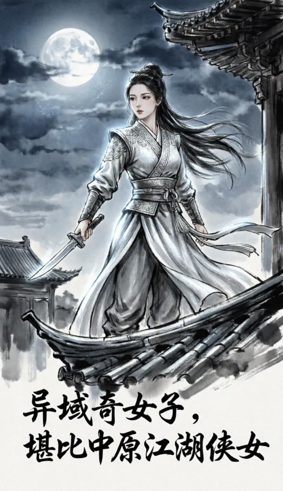 穿越时空的侠女，江湖传奇等你来探！