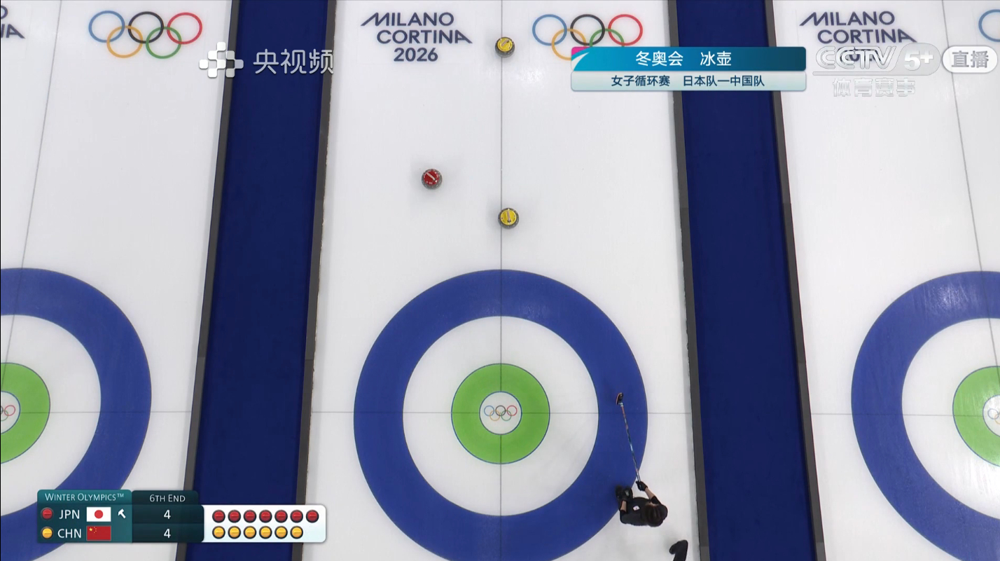 AI冰壶的占位秒了 