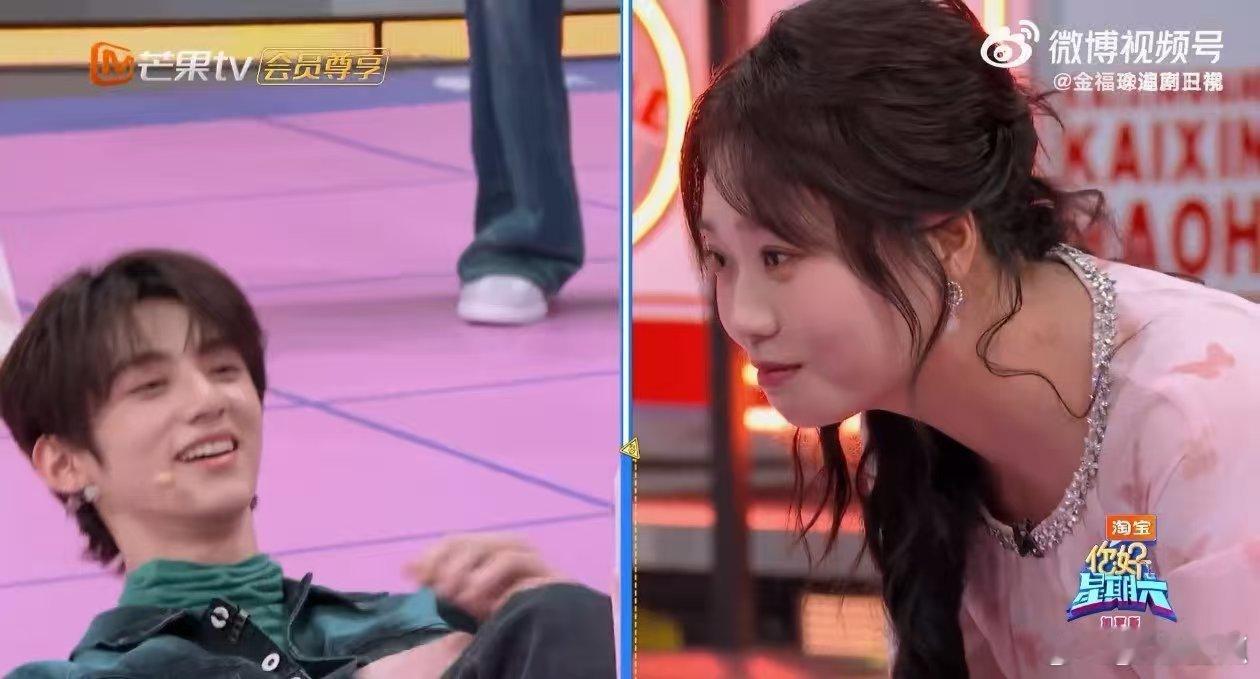 李雪琴肉眼可见的红温了你好星期六真诚永远是必杀技！赖伟明直球告白李雪琴，一句你是