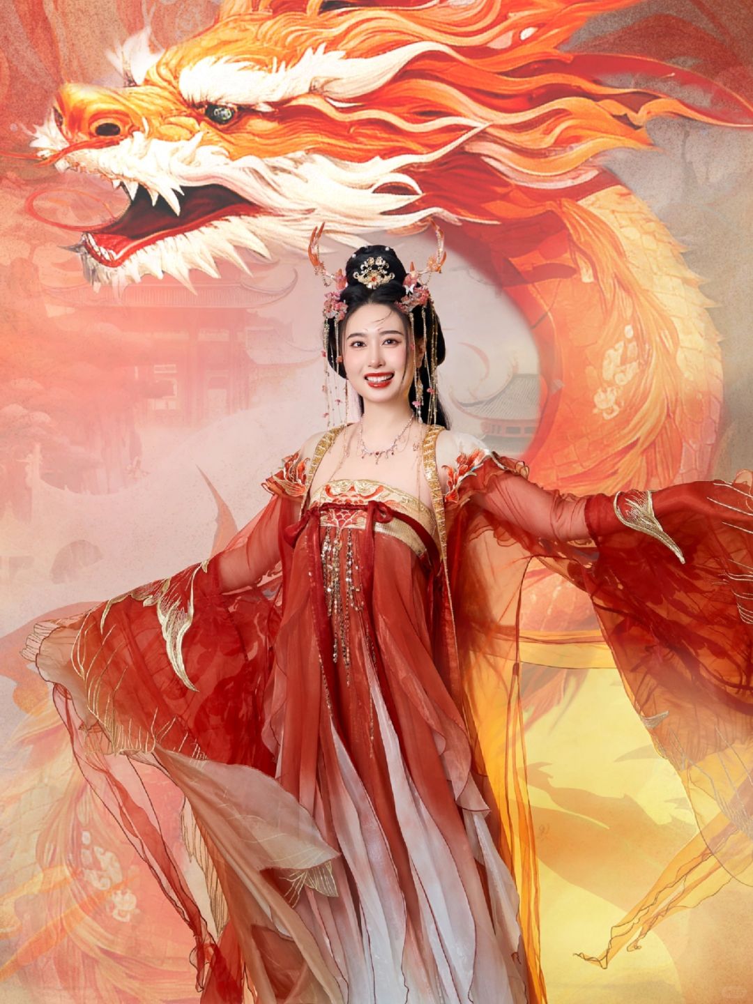 我也来拍海马体烛龙凌霄啦！谁拍谁美！