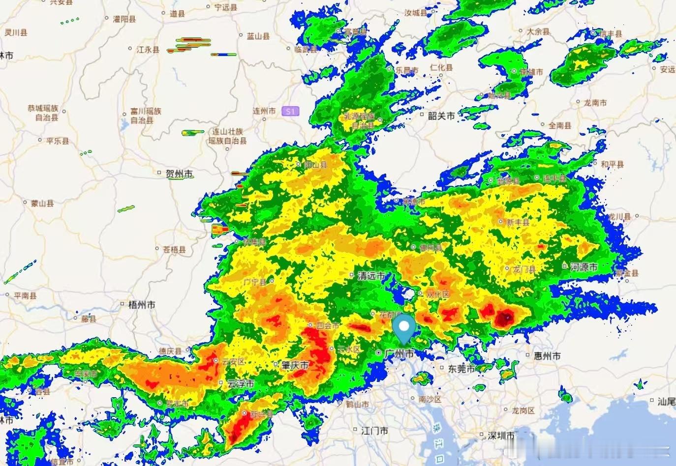 看这样子，没有一只机能离开广东，幸亏我提前一天来了北京