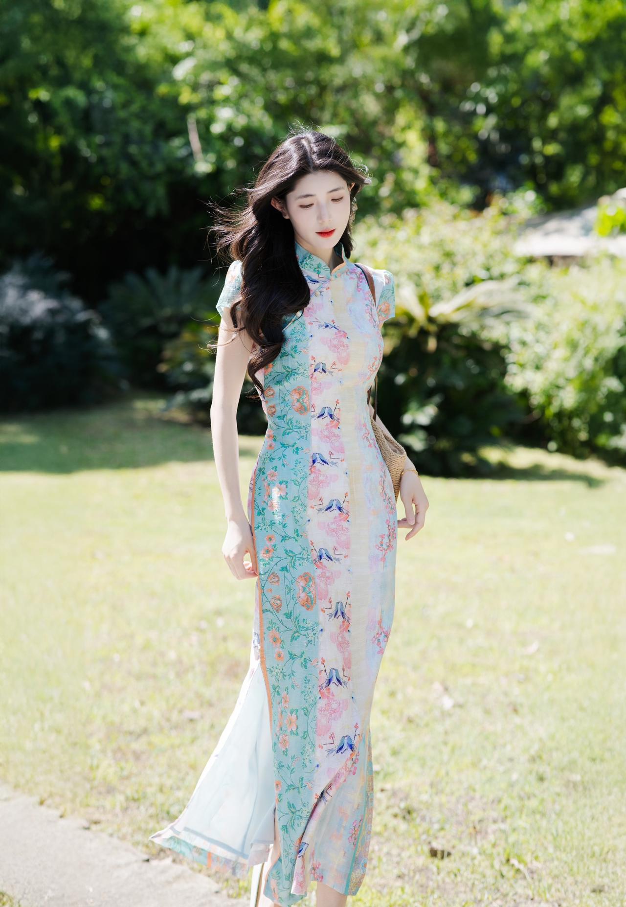 旗袍是中国女人最好的医美～旗袍 新中式 新中式穿搭