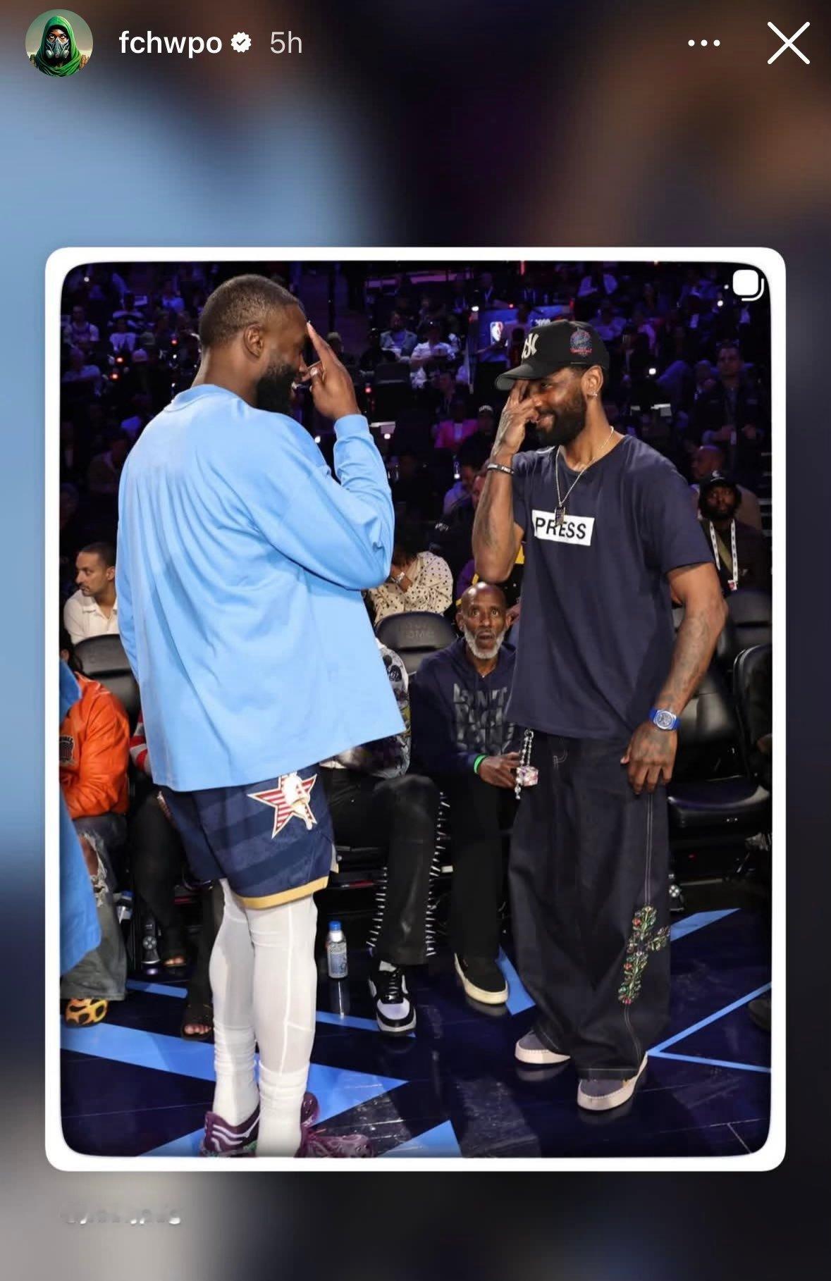 Jaylen Brown &Kyrie Irving  🪶 