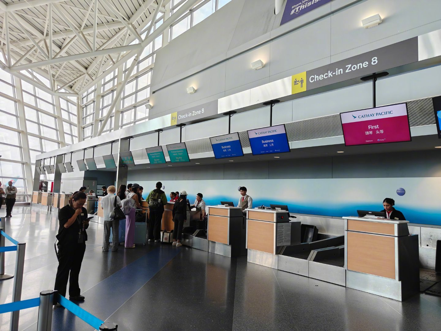 航空君航空科普 美国之行顺利结束，从JFK回国。一路特别顺利，本来担心的山火影响