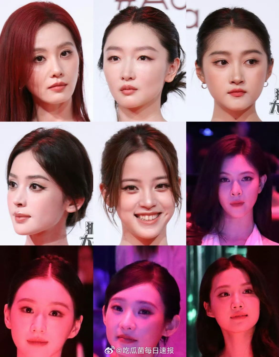 今晚同品牌活动女明星怼脸生图，还得是女明星，美得好稳定[你好] ​​​