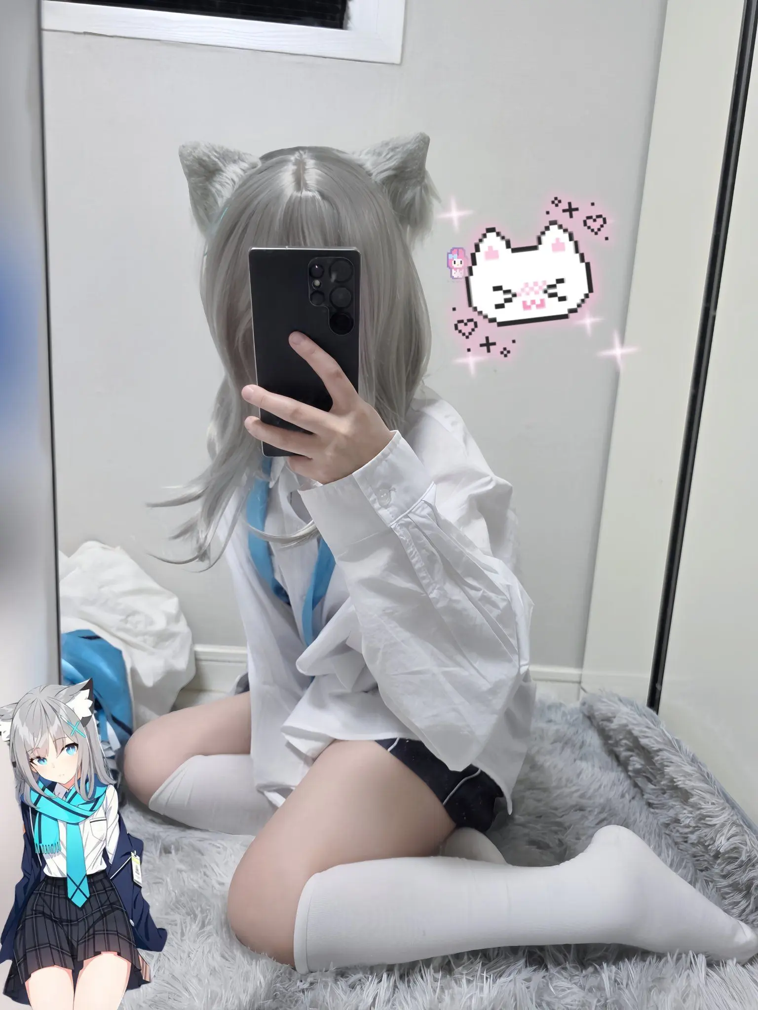 二次元 萝莉 砂狼白子 蔚蓝档案