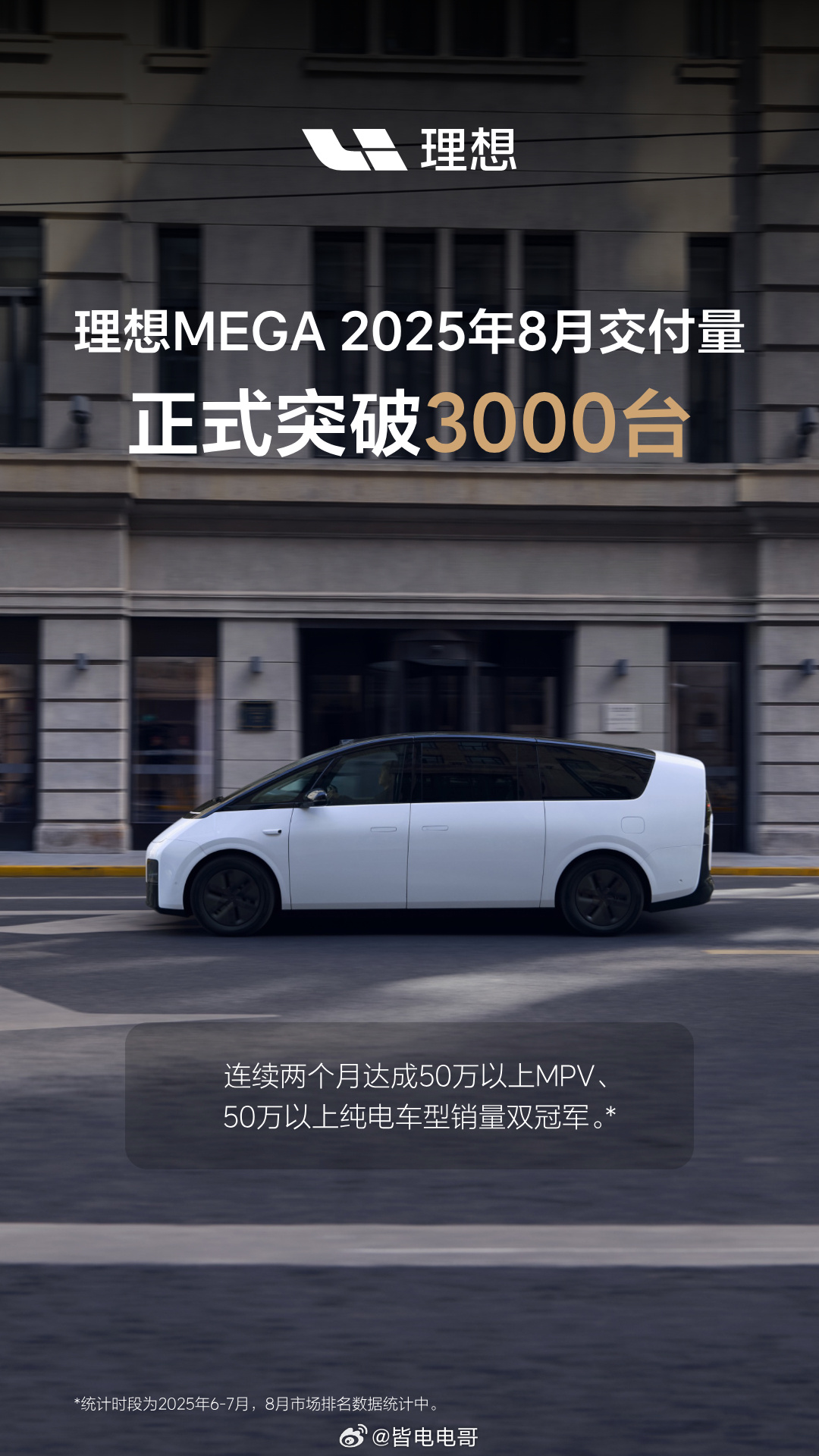 理想MEGA月交付过3000台了，50万级别的车，这样的表现也是很不错了。而且连