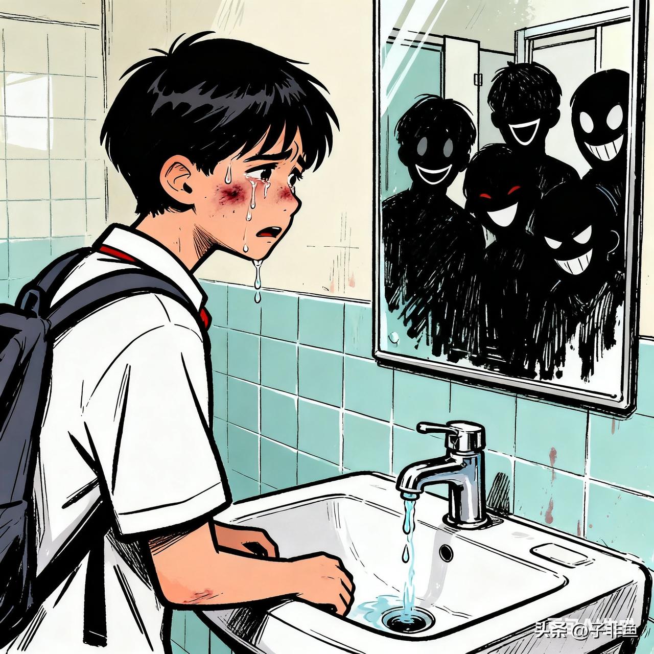 内蒙古王女士说警察调查我才知道，一个多月，我的女儿小郝先后在学校被打了13次，可