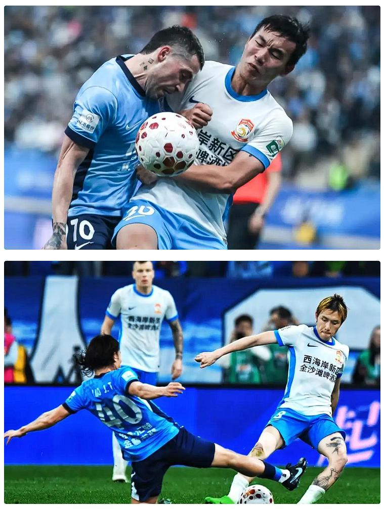 中超这一夜的价值，不只是海港2比2被绝平，也不只是西海岸3比2赢大连，而是积分榜