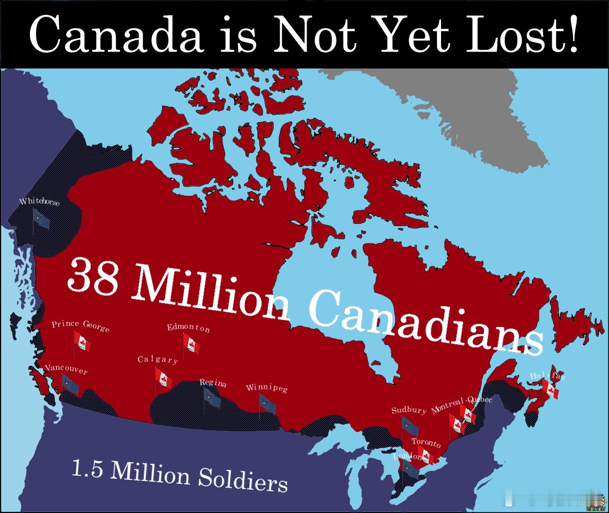 特朗普加拿大开始模拟美国军事入侵了，川子就是给地球上所有国家的一个考验……今天俩