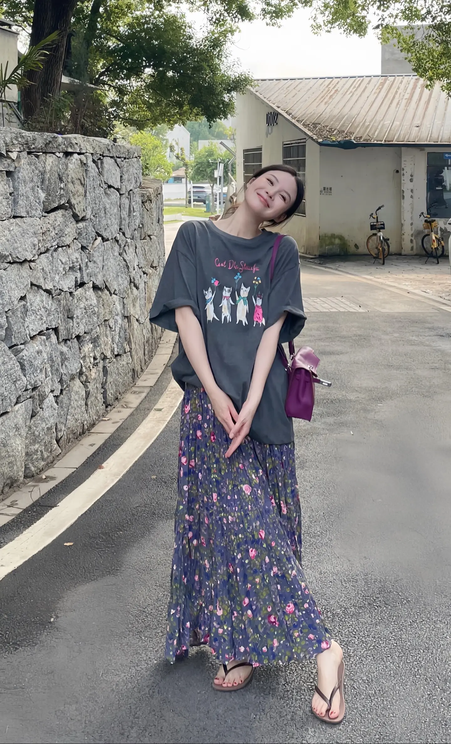碎花的夏天