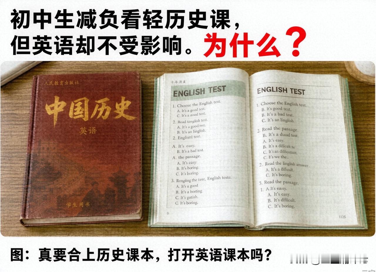 减负减到历史课，英语课却一动不动？这是什么逻辑呢？

8月28日辽宁省教育厅发文