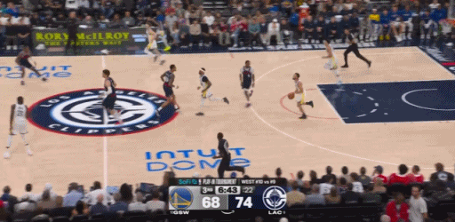 小琼斯真惨，被追梦的“移动长城”直接创翻  勇士vs快船