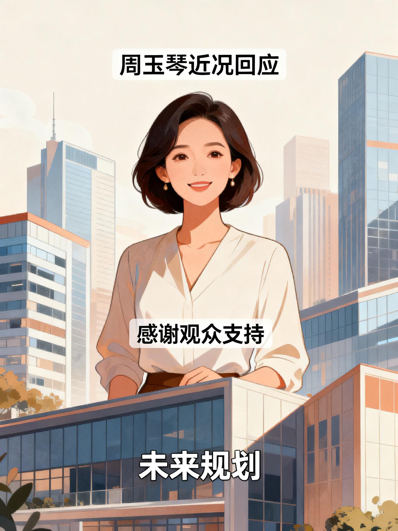 周玉琴直播回应离职风波，感谢观众支持，坦言未来不慌
最近好多观众都在问周玉琴的近