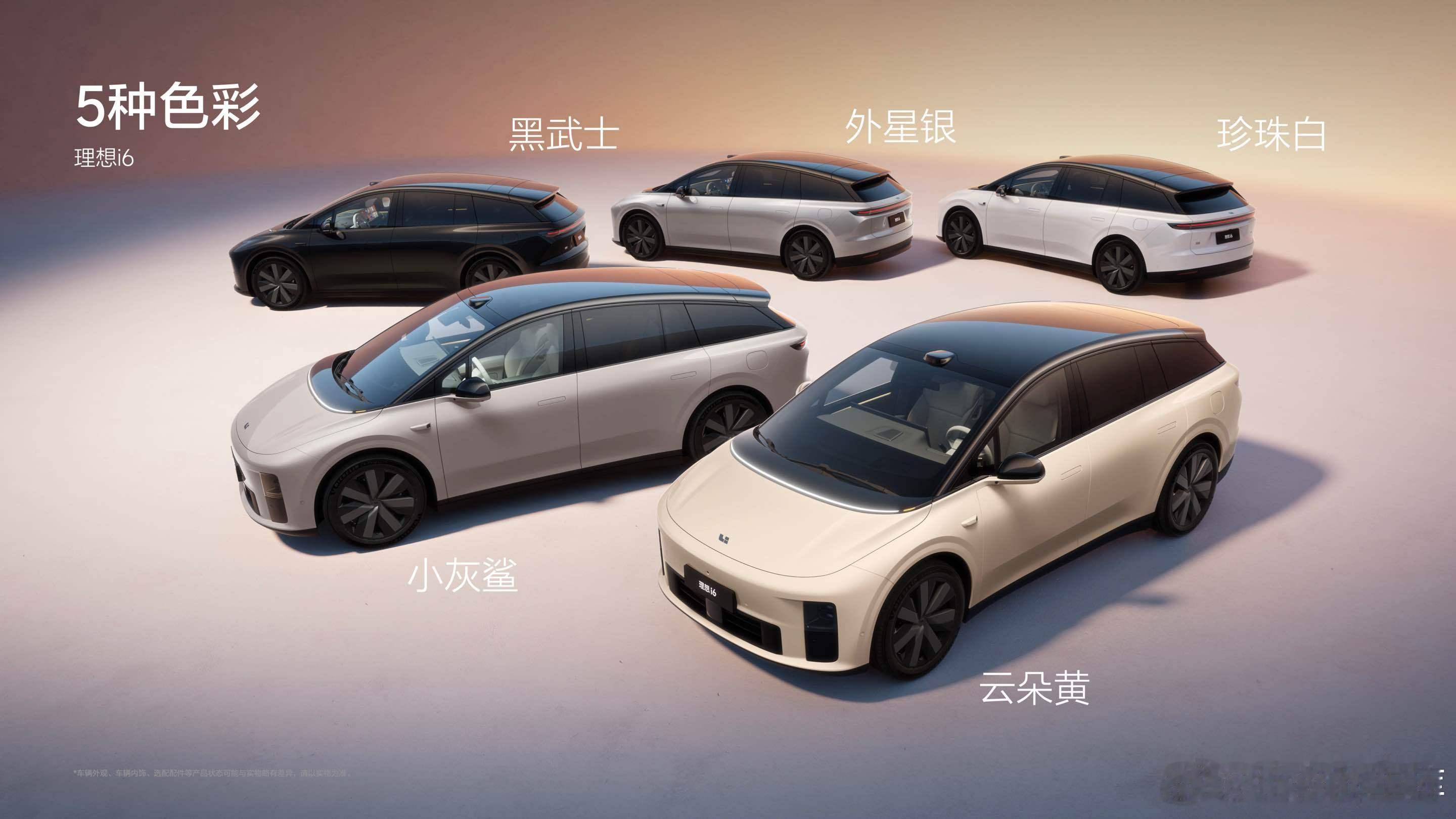 理想i6正在发布，外观颜色非常丰富还可以选拖车钩以及行李架自行车架，对于喜欢户外
