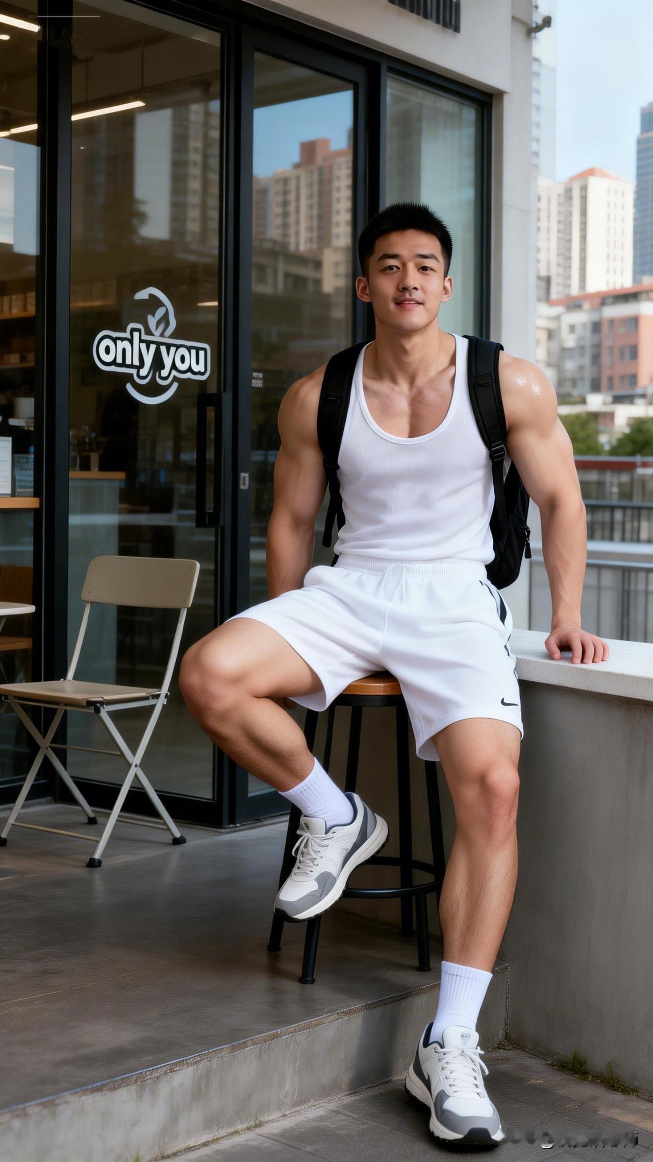 肌肉才是男人最贵的名牌！薄肌男孩 肌肉潮男 型男肌肉照 帅哥