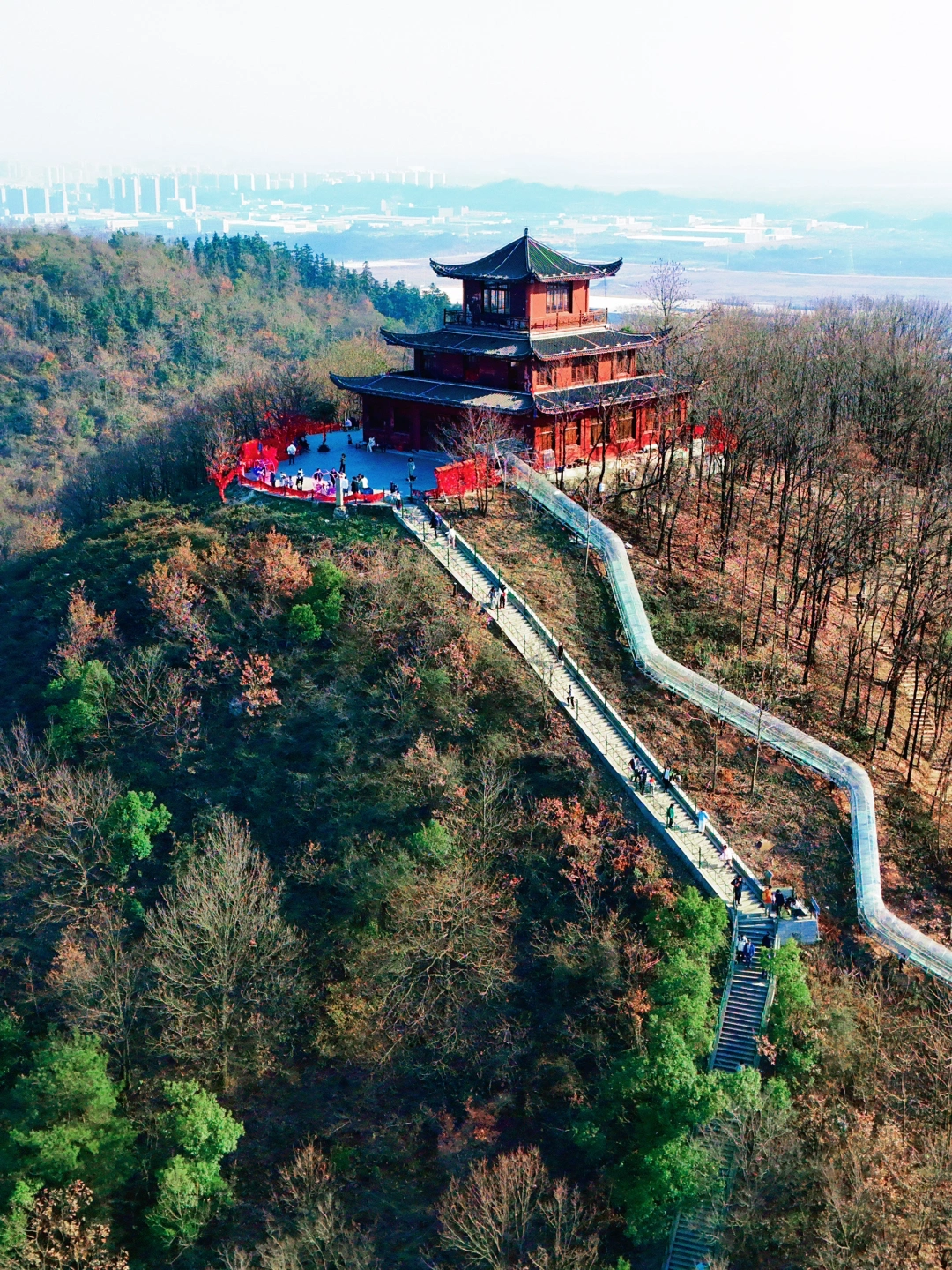 不出武汉❗️登上“小金顶”亲子徒步路线⛰️