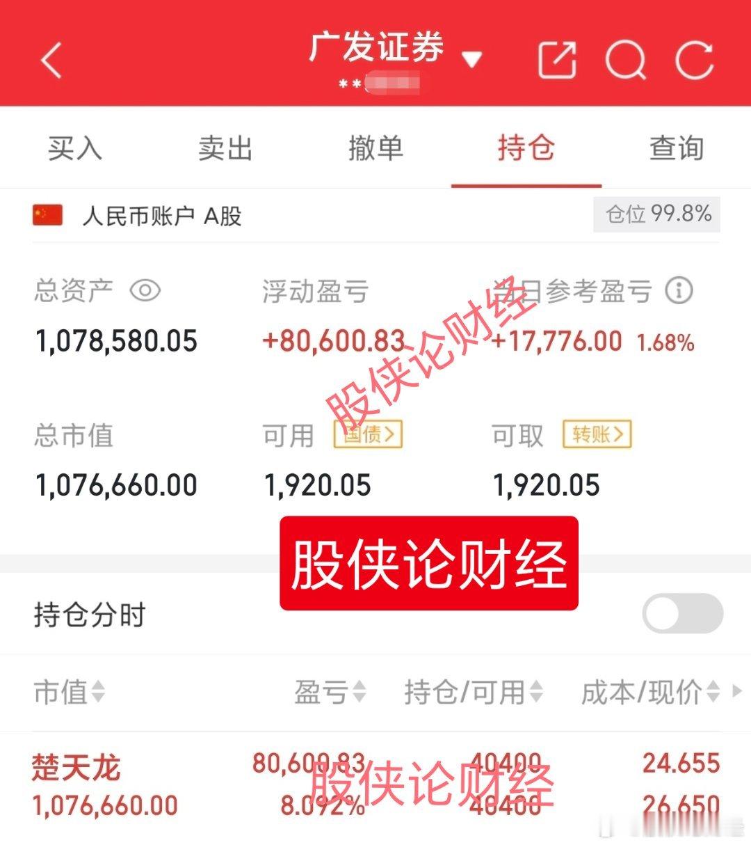 楚天龙今日低开导致没有切换新藏线，不过依旧看涨具体明天盘中看看吧。30万本金实盘