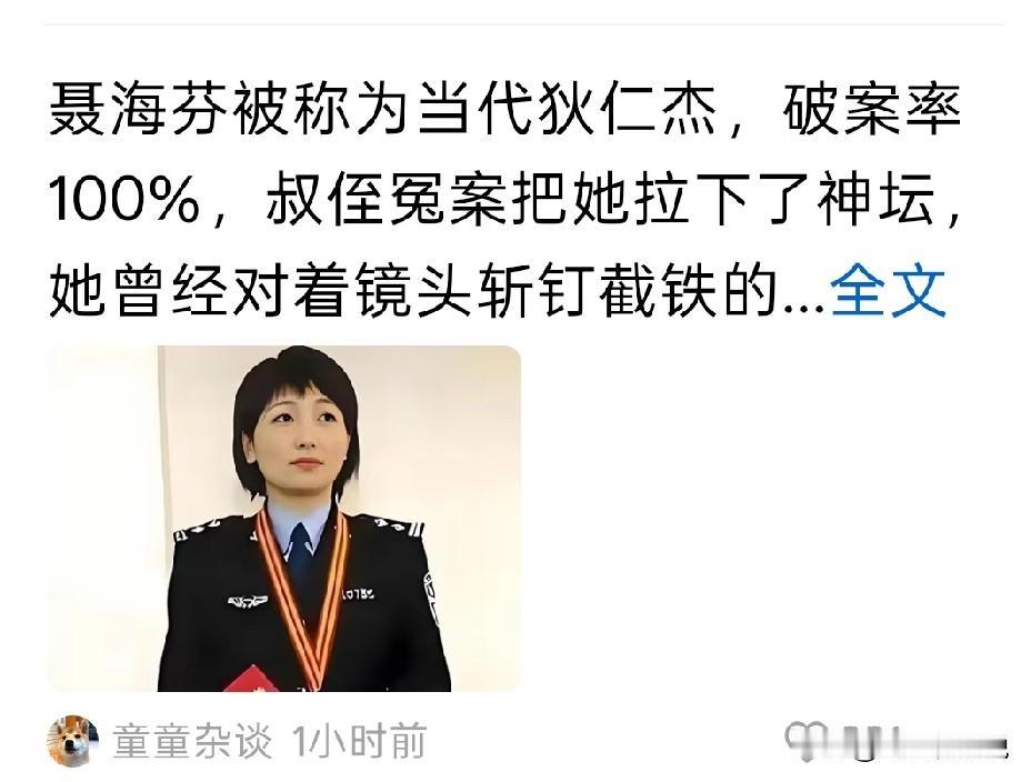 把聂海芬比作狄仁杰，也真是让人醉了
如果把狄仁杰的功勋摆出来，估计聂神探自己都会