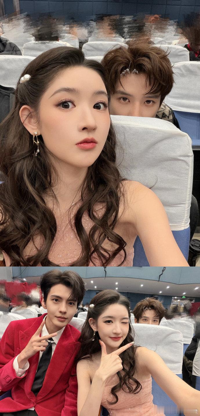 王玉雯合照堪称小型春晚聚会王玉雯一张合照，集齐白鹿李昀锐刘浩存田曦薇…你的墙头我