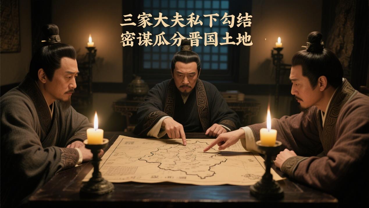 三家分晋，春秋时期韩赵魏三国瓜分晋国的事件。春秋时期，长期的战乱使得诸侯国内的士