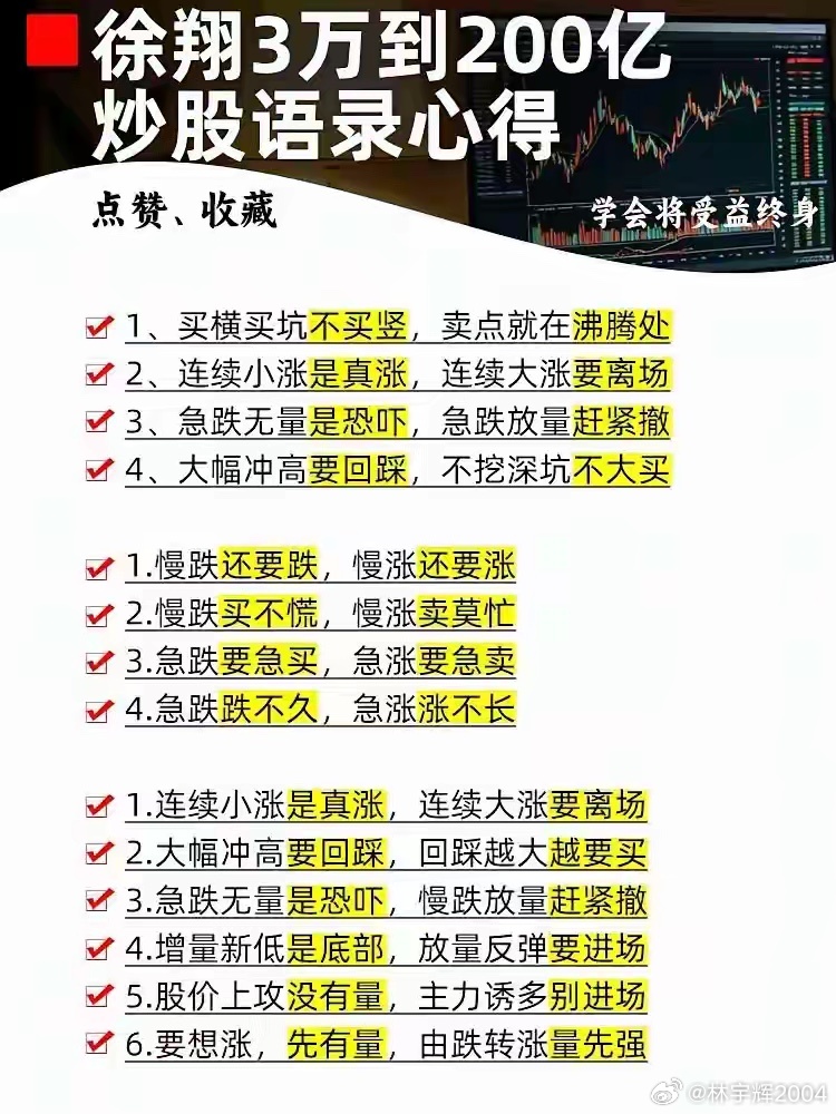 从3万到200亿：徐翔的炒股语录里，藏着散户最缺的交易纪律，建议收藏！ 