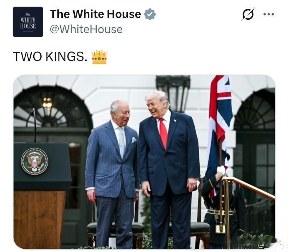 白宫把特朗普暴露了！小心又爆发“No Kings”‌游行。