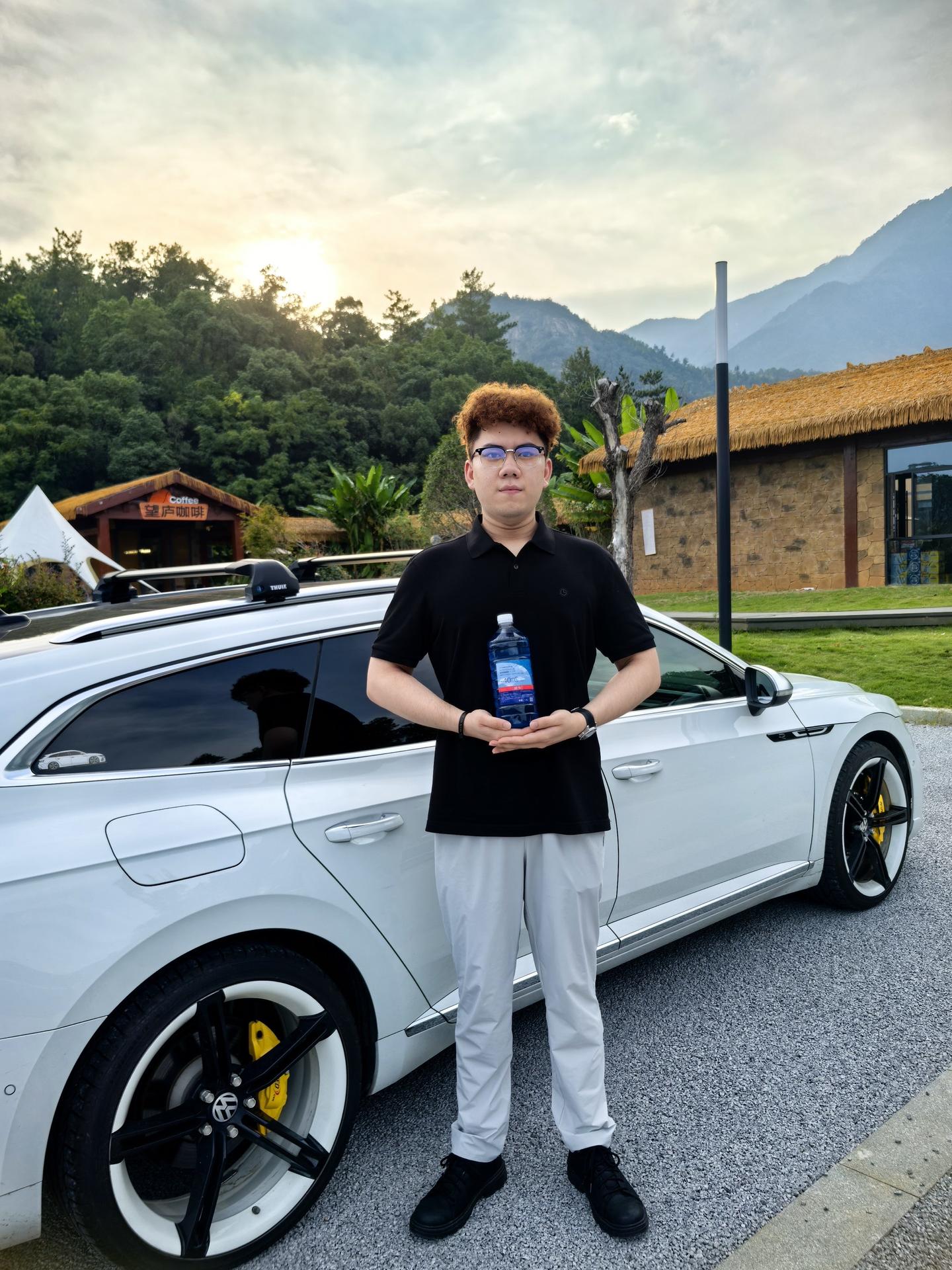 大众CC旅行版。绝对好用的玻璃水！