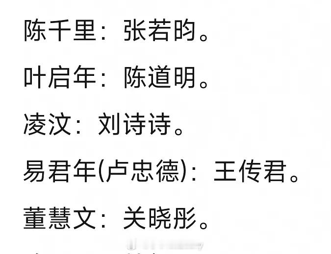 《千里江山图》明天官宣:张若昀、陈道明、刘诗诗、王传君、关晓彤 ​​​